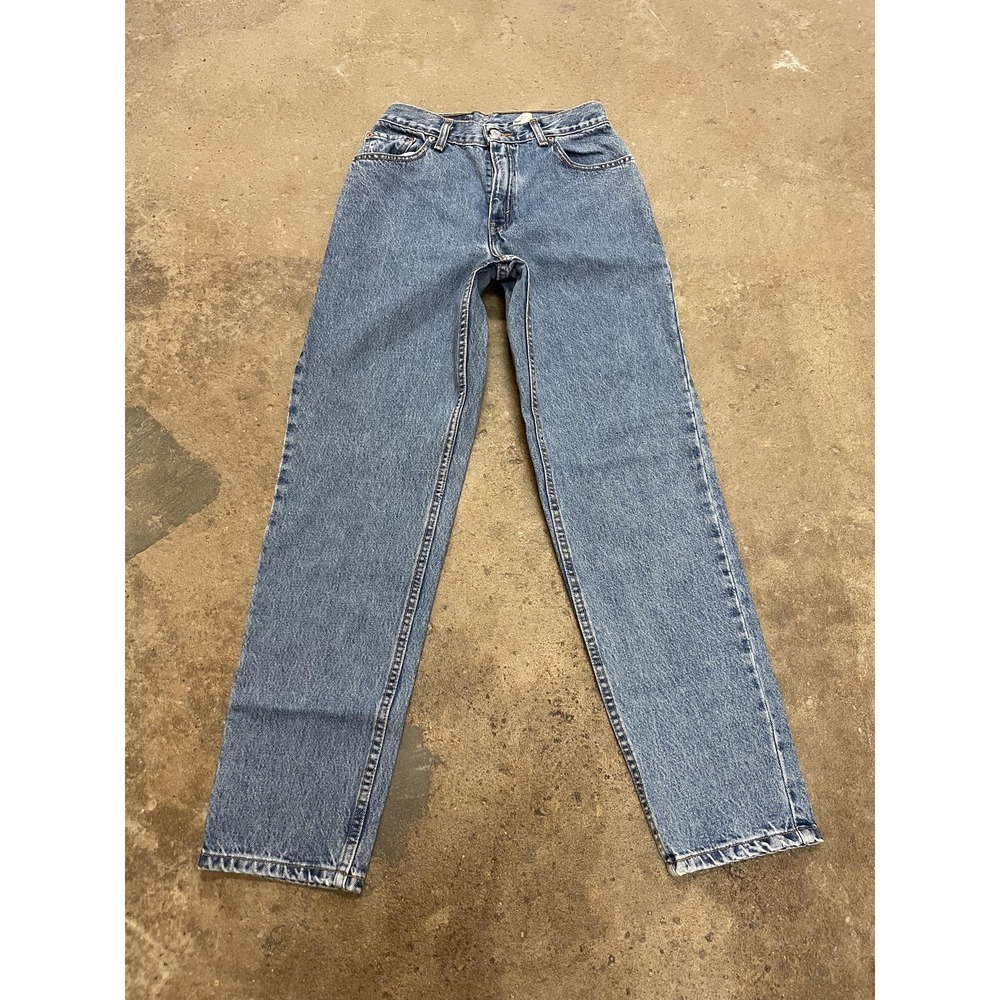 Levis 550 Jeans Youth 6 Relaxed Fit Tapered Leg Medium Wash Blue Denim Zip Fly